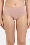 Zivame Anti-Microbial Medium Rise Full Coverage Hipster Panty (Pack of 3) - Roebuck — thumbnail 2